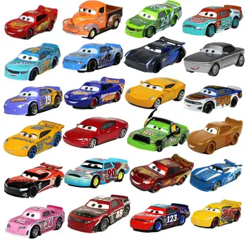 1:55 Pixar Cars 2 3 Blesk McQueen Ramirez Akcie Obrázok Hračky Diecast Vozidla Kovové Zliatiny Chlapec Dieťa Hračky Vianočný Darček