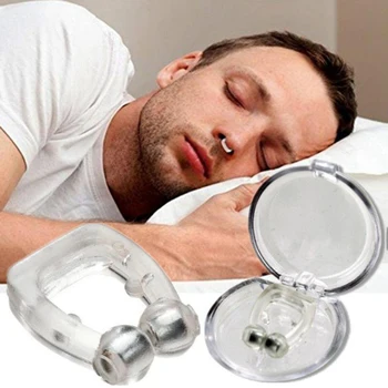 1 kúsok magnetická anti-chrápanie nos expander anti-chrápanie spona na nos anti-chrápanie prístroj, ľahko dýchať a zlepšenie spánku