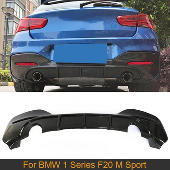 1 Séria Zadný Nárazník Difúzor Pery pre BMW F20 M Šport 120i Hatchback 2D 4D 2016-2018 Zadný Nárazník Difúzor Uhlíkových Vlákien / FRP