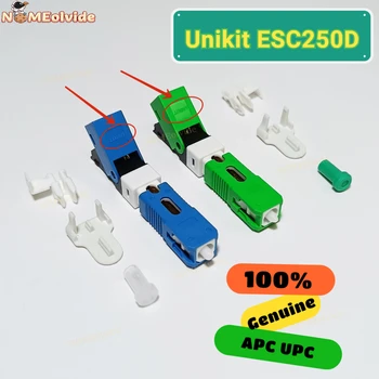 100% Originálne UNIKIT ESC250D SC/APC SC UPC Optické Vlákno, Rýchly Konektor FTTH SC/UPC Single Mode Optického Rýchly Konektor Vysokej Kvality