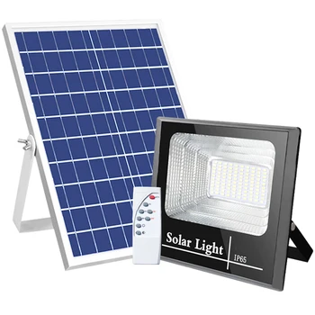 100W inteligentné solárne vonkajší Hliníkový reflektor Pouličné Lampy Nepremokavé Super Svetlé Slnečnej Ulici pred Povodňami Nástenné svietidlo S Diaľkovým