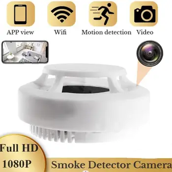1080p Hd Mini IP Kamera Detektor Dymu, Nočné Videnie Detekcia Pohybu, Video Záznamník, Wifi, Smart Home Security Cam
