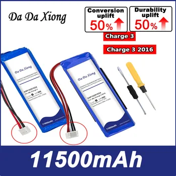 11500mAh GSP1029102A Batérie Pre JBL Charge 3 2016 Verzia / Charge3 Bezdrôtové Bluetooth Reproduktor
