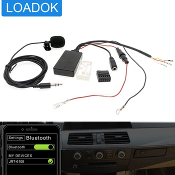 12Pin Diy Auto Bluetooth 5.0 Rádio Stereo Audio Aux Adaptér Kábel Pre VW Škoda RNS310 315 RCD210 RCD510 Pre Bwm E60-E92 Pre Benz