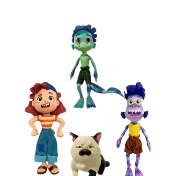 17-43 cm Disney Pixar Film Mora Monster Luca Alberto Plyšové Hračky Kreslených Mačka Fialová Dievča, Plyšové Hračky, Vianočné Darčeky pre Deti