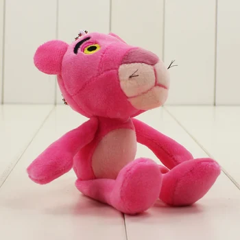 17 cm Pink Panther Plyšové keychain bábiky, plyšové Hračky, Ružová Leopard Baby Hračky Kawaii Bábika Plnené Mäkké prívesok keychain Pre Deti