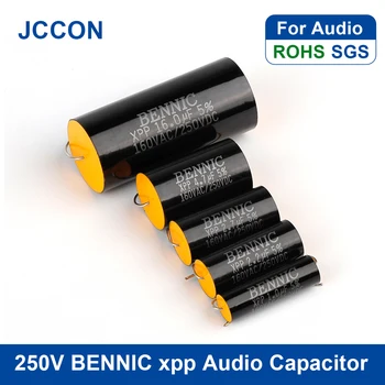 1Pcs BENNIC 250V xpp nepolarizovaného Superior Elektrolytický Kondenzátor Kondenzátor SpeakerFrequency-Rozdelené Audio Kondenzátor pre fanúšikov