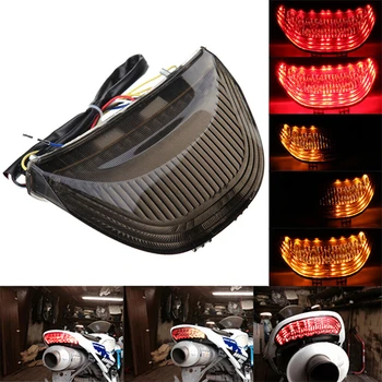 1Pcs Dymu LED Brzdové zadné Svetlo smerovku Na Honda CBR 1000RR 2004 2005 2006 2007 Auto Príslušenstvo
