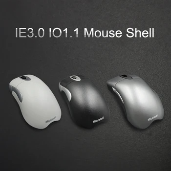 1pcs Myši Shell pre Microsoft IE3.0 IO1.1 Červená Shark Top Shell Spodnej Prípade Koliesko Myši Príslušenstvo Darček Myš Nohy Nálepky