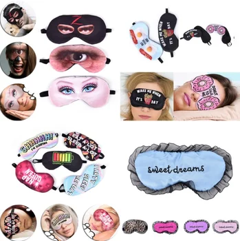 1Pcs Mäkké 3D Spánku Prírodné Masky na Spanie Očná Maska Eyeshade Kryt Odtieň Očí Patch Ženy Muži Prenosné zaviazanými očami Cestovné Eyepatch