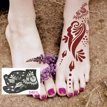 1sheet Tetovanie, Šablóny, noha/nohy 16models henna tetovanie, šablóny na airbrushing profesionálne nový Orgán Maľovanie Horúcim predaj sexy