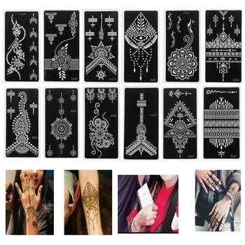 2021 Nové Henna Tattoo Prípravky Na Dočasné Ručné Tetovanie Diy Body Art Farby Nálepky, Šablóny Indická Svadba Maľovanie Kit