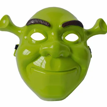 2022 Halloween Party Maska PVC Zelená Shrek Plastové Masky Cosplay Dospelých Zvierat Dekorácie Výkon Realistické Rekvizity Dodávky