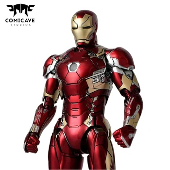 2022 Nové Comicave 1/12 Iron Man Marvel Obrázok Brnenie Mk46 Spoločné Hnuteľného Osvetlené Model Kolekcie 75% Zliatiny Hračka Darček