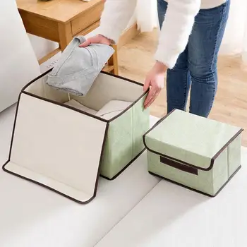 2022 Nové netkanej Textílie Skladacie Úložný Box Oblečenie Úložný Box pre Domácnosť Textílie Odevy Skladovanie BoxChildren'sToy Úložný Box