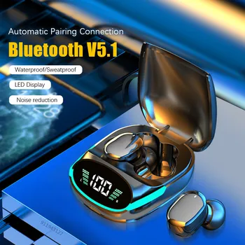 2022 Nové TWS Bezdrôtové Slúchadlá Bluetooth 5.1 Slúchadlá HiFi Sound Headset Nepremokavé Zníženie Hluku Športové Slúchadlá S Mikrofónom