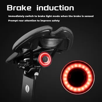 2022 XLITE100 Požičovňa Smart Auto Brzdy Snímanie Svetla IPx6 Vodotesný LED Nabíjania Cyklistické zadné svetlo na Bicykel Zadné Svetlo Príslušenstvo