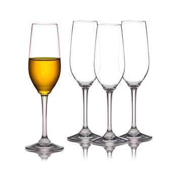 2ks Plastové poháre na Víno, Šampanské Flauty Poháre Domov Svadobné Party Bar Šťava Pitie Vína Nerozbitné Poháre Dary