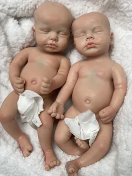 33 Plné Telo Pevné Silikónové Loulou Reborn Bábiky Realisticky Ručne Maľované a Nevyfarbené Bebe Reborn Bábiky