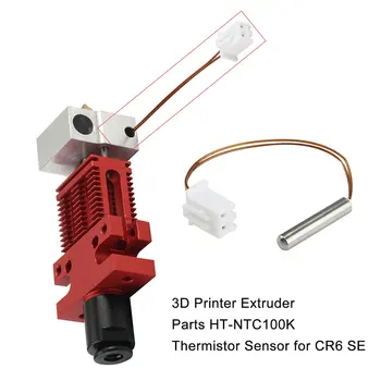 3D Tlačiarne Vytláčacie Časti HT-NTC100K Thermistor Senzor, pre Vysoké Teploty S CR6 SE/CR-6 MAX/CR-5 Pro Hotend Ohrievač v Bloku