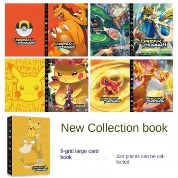 432 Pokemon Jiugongge Zbierka Kniha Anime Pikachu Herné Kolekcia Zoznam Detí Bitka Hry, Karty Zber Darček k Narodeninám