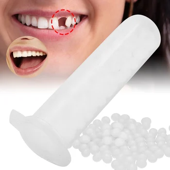 5ml 10 ml dočasné zubné obnova korálky chýba zlomené zuby plniaci materiál pre potravinársky protézy podlepené protézy