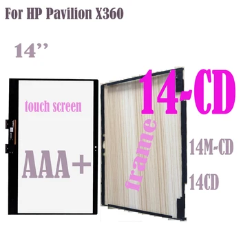 AAA+ Dotyk Digitalizátorom. Pre HP Pavilion X360 14-CD 14CD Série Notebookov Dotykový Displej Replacemnt 14M-CD Sklo Digitalizátorom. Panel