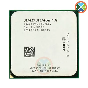 AMD Athlon II X4 651 X4 651X X4 651K 3.0 GHz Quad-Core CPU Procesor AD651KWNZ43GX / AD651XWNZ43GX Socket FM1