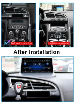 Android 11 8G 256G Auto Multimediálne Rádio Prehrávač Pre Peugeot 308 3008 2013-2016 Auto Stereo GPS Navigácie Vedúci Jednotky DSP Carplay