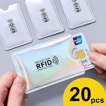 Anti Rfid Karty Držiteľ NFC Blokovanie Reader Zámok Id Banka Držiteľa Karty Prípade Ochrany Kovov Kreditnej Karty Prípade Hliníka F051