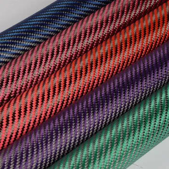 Aramid Carbon Fiber Hybridné Textílie, Tkaniny 3 K Uhlíkových Vlákien Aramidové Vlákna, 190gsm 0,2 mm Hrúbka