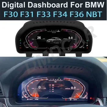 Auto LCD Digitálny Panel Panel združenom Rýchlomer pre BMW 3 / 4 Série F30 F31 F32 F34 F35 2013-2019
