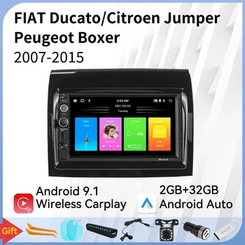 Auto Multimediálny Prehrávač pre FIAT Ducato Rokov 2007-2015 Citroen Jumper, Peugeot Boxer 2011-2015 2 Din Rádio Android Autoradio Stereo Auto