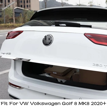 Auto tvarovanie Zadného Veka batožinového priestoru Kryt zadných dverí Výbava Chvost Brány Nárazníka Tvarovanie Pásu Ozdoba Pre VW Volkswagen Golf 8 MK8 2020 - 2022