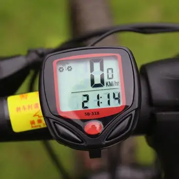 Bezdrôtové pripojenie na Bicykli Rýchlomer Nepremokavé Svetelný LCD BICYKEL MountainBike Počítač Požičovňa Rýchlomer počítadlo kilometrov Rýchlosť, Vzdialenosť Monitora