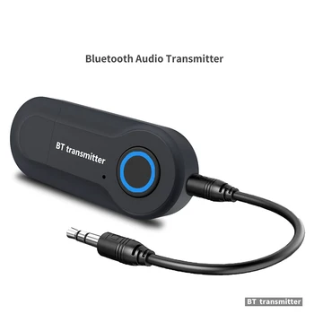 Bezdrôtový Bluetooth 5.0 Vysielač Adaptér AUX Audio 3,5 mm Jack Stereo Bezdrôtový Pre Reproduktor pre Slúchadlá, PC, TV