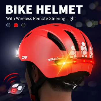 Bike Prilba S LED Zase Signálneho Svetla USB nabíjateľné Smart Cyklistické Prilby Späť na Čítanie Bezpečnosti Noc Jazda Výstraha Nepremokavé