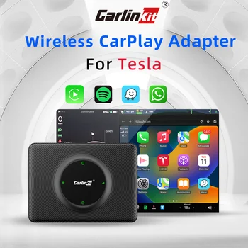 CarlinKit T2C CarPlay Bezdrôtový Adaptér Pre Tesla Model 3 Model Y Model X Model S WiFi Bluetooth