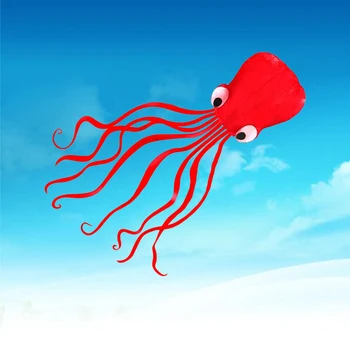 Cartoon Zvierat Windsock pre Deti Zábavné Hračky Outdoorové Športy Vonkajšie Hračky Lietania Činnosť, 3D Soft Octopus Draka