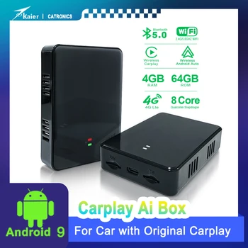 Catronics Carplay Ai Box Bezdrôtovú Automobilovú Hrať Netflix Android 9 Auto Multimediálny Prehrávač 4+64 G Audio Navigácia pre Volkswagen Audi
