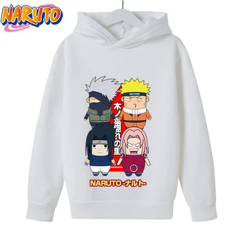 Chlapec Dievča Naruto Mikiny s Zime Deti Naruto Kapucňou Dlhé Rukávy Mikina Unisex Teplé Chlapec Dievčatá, Mikiny