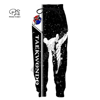 Cosplay Bojové Umenie Športy Taekwondo Športové oblečenie, Muži/Ženy, Streetwear 3DPrint Harajuku Bežné Jogger Tepláky Nohavice Nohavice 3