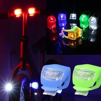 Cyklistické svetlo zadné svetlo LED bleskom predné a zadné koleso svetla, vodotesný, baterka batéria výstražné svetlo Bicykel zadné svetlo fit