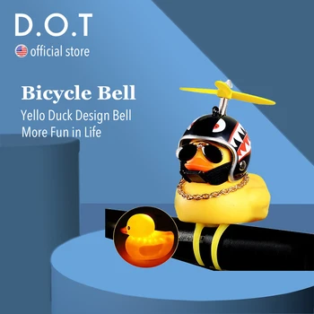 D. O. T Požičovňa Bell Dieťa Kačica Gumy s Prilby Káčatko v Aute MTB Zvonček DucksBike Cyklistické Roh Ducky s Prilby