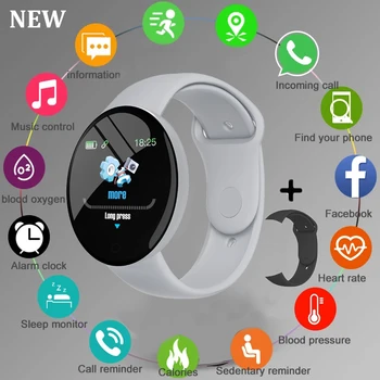 D18 Pro Smart Hodinky Mužov Bluetooth Fitness Tracker Náramok Ženy Šport Srdcovej frekvencie, Krvného Tlaku Deti Smartwatch pre IOS a Android