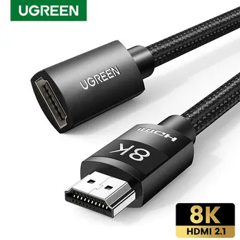 DBG Predlžovací Kábel HDMI 2.1 Kábel pre PS5 GoPro Hero 8 8K/60Hz 4K/120Hz Ultra Vysoká Rýchlosť 48Gbps eARC HDCP 8K Kábel HDMI 2.1