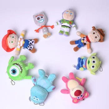 Disney Kawaii Toy Story Buzz Lightyear Pán Q Cudzie Anime Obrázok Plyšové Hračky Batoh Prívesok Detí Vianočný Darček Hračka