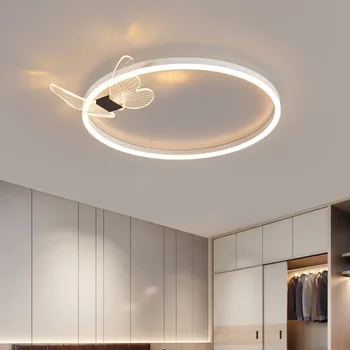 DOMÁCE Dekorácie LED Lustre Moderné Vnútorné Osvetlenie Pre Spálne Štúdia Dieťa Obývacia Izba Lesk Lampy Zariadenie Svetlo Luster