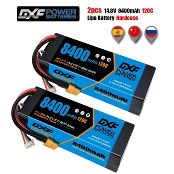 DXF Lipo 4S 3S 2S 6S Batérie 10000mAh 8400mAh 8000mAh 6500mAh 7000mAh 5200mAh 22.2 V 14,8 V V, 11.1 V, 7.4 V XT60 T EC5 pre RC Auto Diely