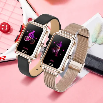 Dámske Hodinky HT2 Smart Hodinky dámske Náramkové hodinky Smartwatch Fitness Tracker Náramok Športové Hodinky Spánku Monitor Smart Hodiny